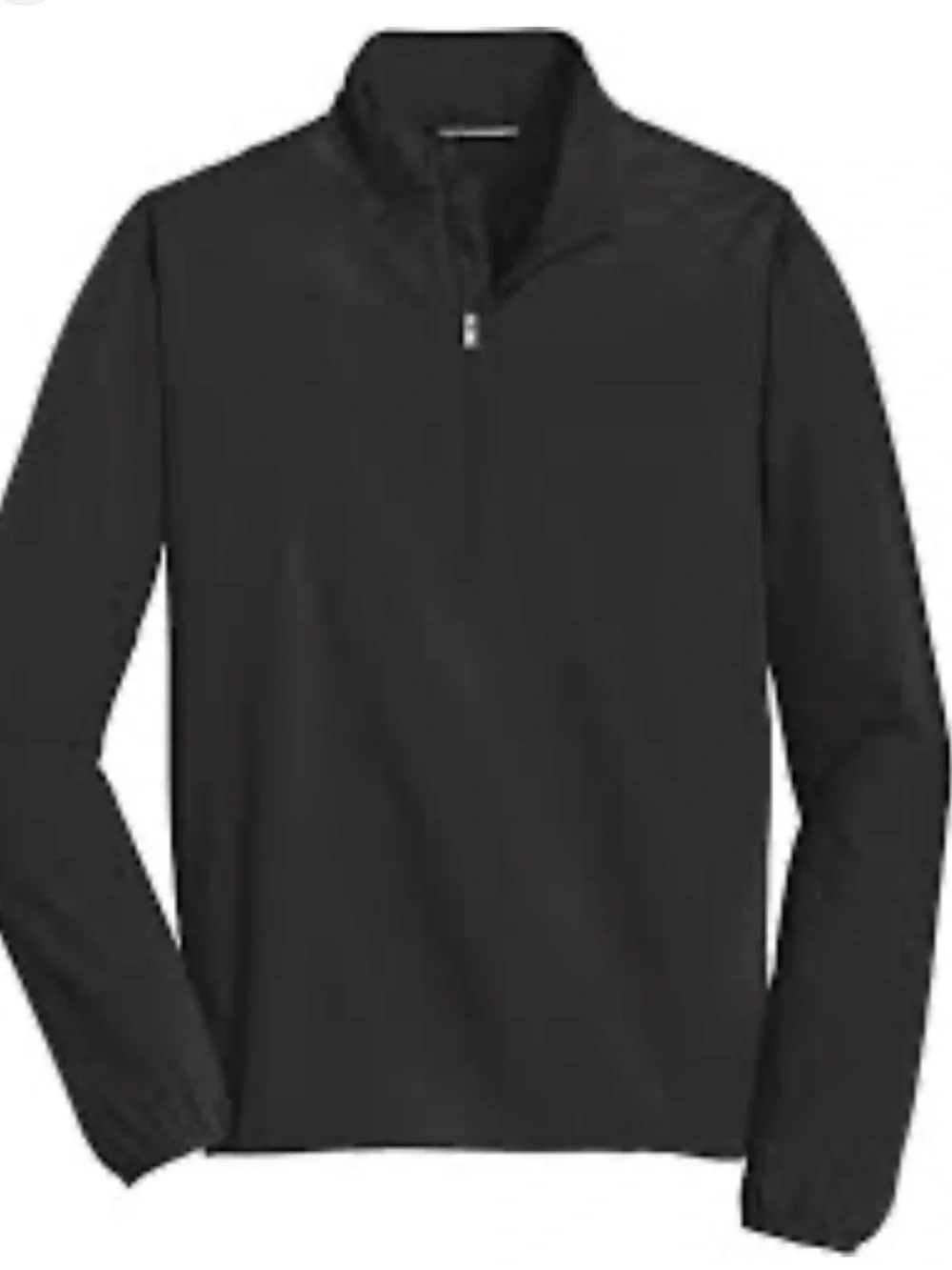 Rockstar Logo Port Authority Men's Zephyr Black Lightweight Half-Zip Jacket S